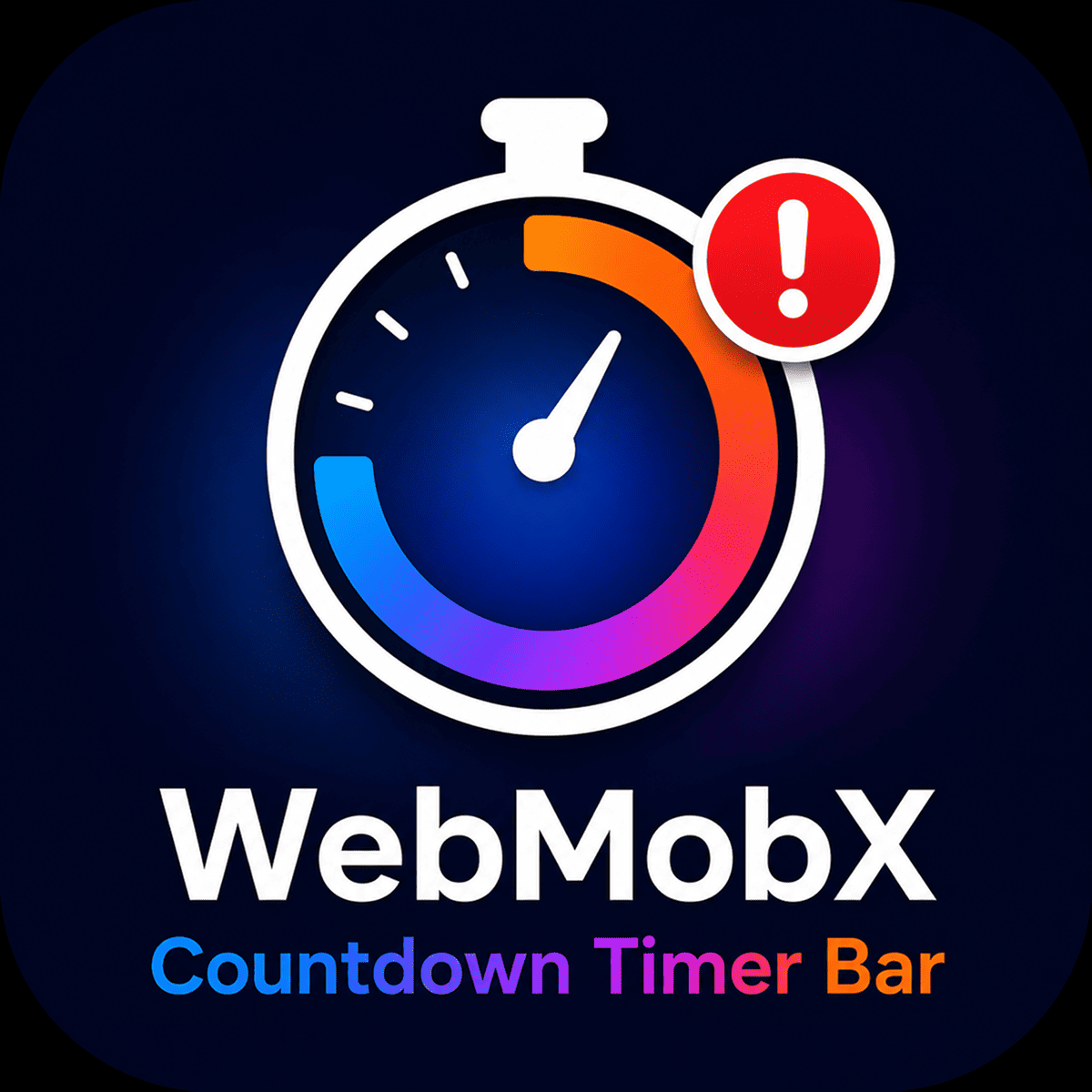 Countdown Timer Bar Logo